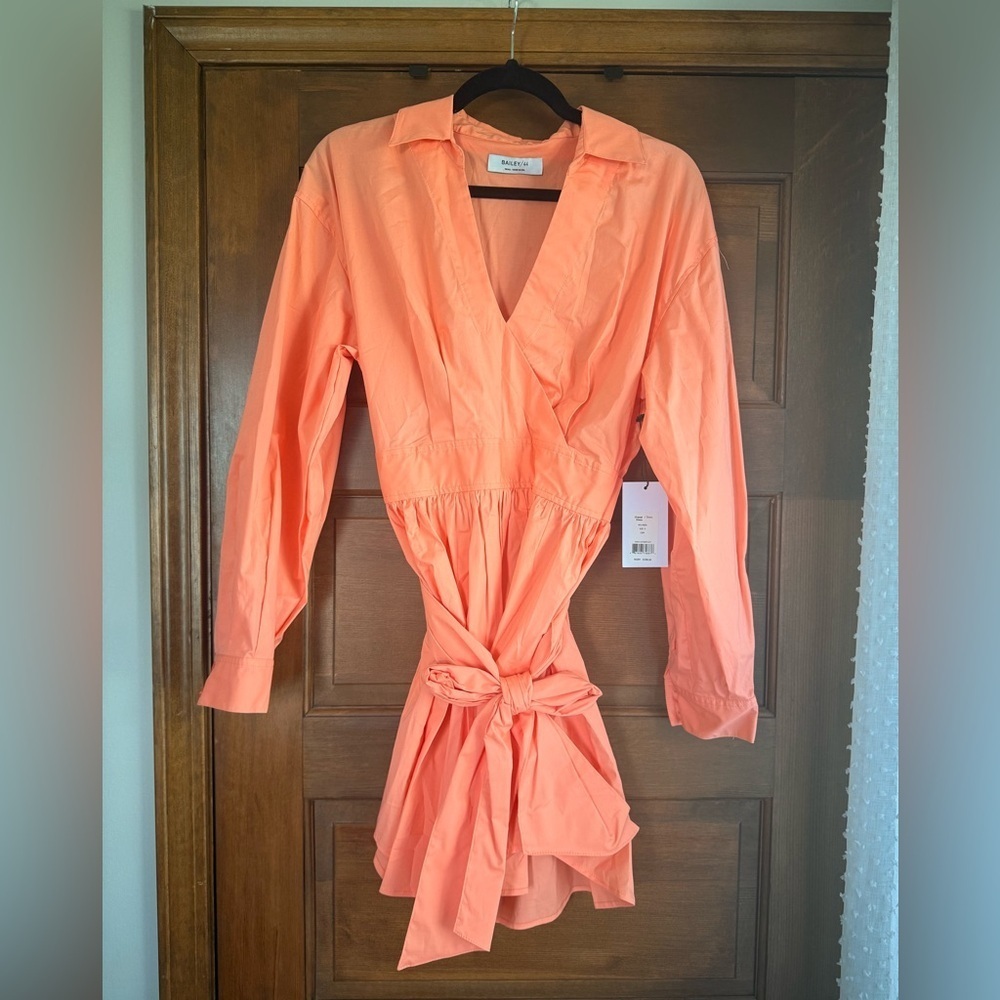 Revolve Chanel Mini Long Sleeve Shirt Dress From Bailey 44